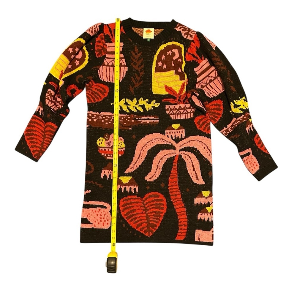 FARM Rio Multicolor Patterned Sweater Cardigan - Picture 4 of 15